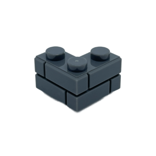 Mauerstein Ecke dark grey 30 Stück