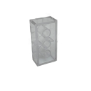 Brick 2x4 transparent 50 Stück