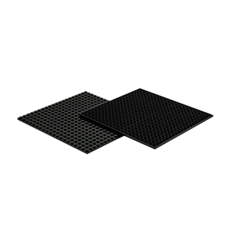 Grundplatte 20x20 black