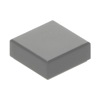 Fliese 1x1 dark grey 150 Stück