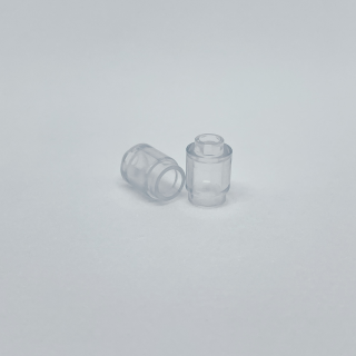 Brick round 1x1 transparent 200 Stück