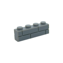 Mauerstein 1x4 light grey 30 Stück
