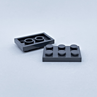 Plate 2x3 dark grey 30 Stück