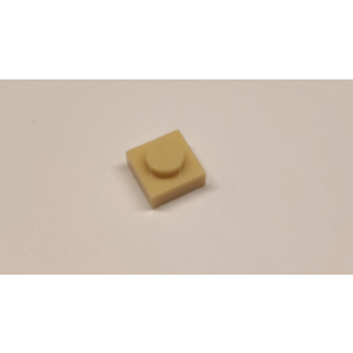 Plate 1x1 beige 200 Stück