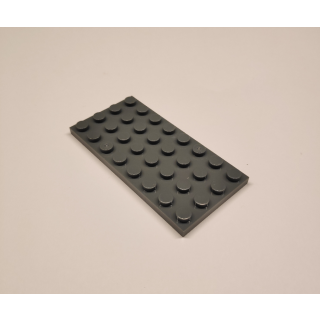 Plate 4x8 dark grey 15 Stück