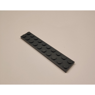 Plate 2x10 dark grey  20 Stück