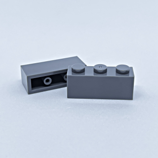 Brick 1x3 dark grey 40 Stück