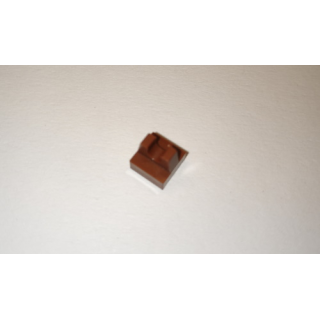 Plate 1x1 modifiziert mit Clip dark brown 50 Stück