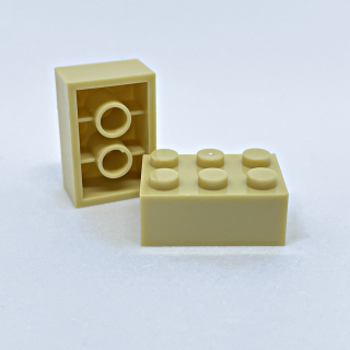 Brick 2x3 beige 50 Stück