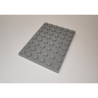 Plate 6x8 light grey 10 Stück