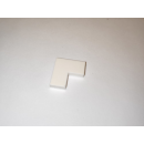 Fliese 2x2 Ecke white 100 Stück