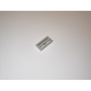 Fliese 1x2 modified Gitter light grey 150 Stück