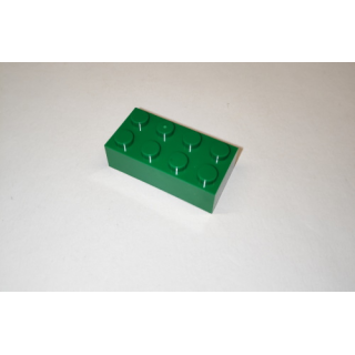 Brick 2x4 dark green 50 Stück