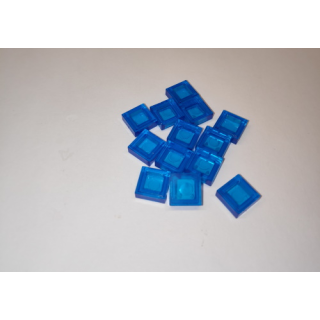 Fliese 1x1 trans dark blue 150 Stück