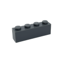 Brick 1x4 dark grey 240 Stück