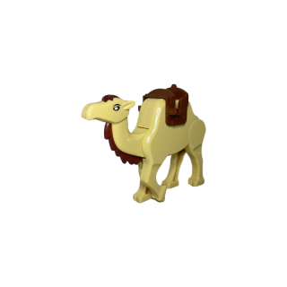 Kamel in beige mit Sattel