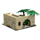 Kleines Haus im nordafrikanischen Stil