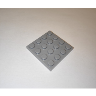 4x4 Plate light grey  20 Stück im Beutel
