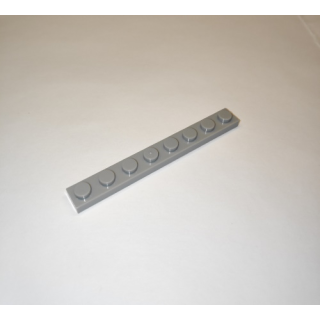Plate 1x8 light grey 40 Stück