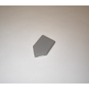 2x3 Tiles light grey modifiziert Fünfeck 50 Stück