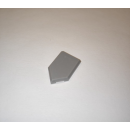 Fliese 2x3 modifiziert Fünfeck light grey 50 Stück