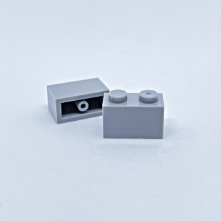 Brick 1x2 light grey 300 Stück