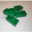 Brick 2x4 dark green 300 Stück