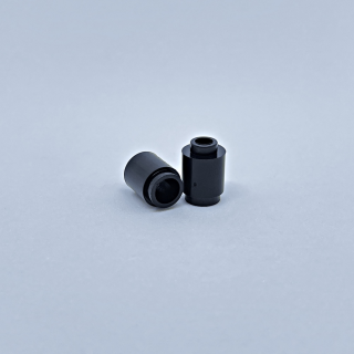 Brick round 1x1 black 200 Stück