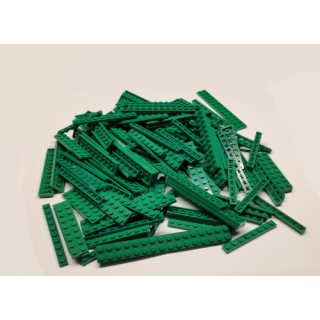 Mix aus langen Plates dark green 130 Stück