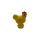 Huhn - gelb  5 Stück