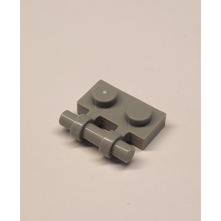 Plate 1x2 modifiziert mit Stange light grey 50 Stück