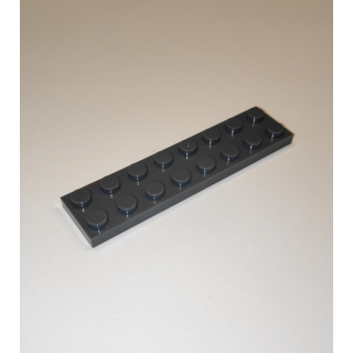 Plate 2x8 dark grey 20 Stück
