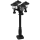 City-Lampe schwarz 4-flammig