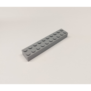 Brick 2x10 light grey 10 Stück