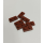 Plate 1x2 dark brown 500 Stück