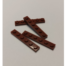 Plate 1x6 dark brown 250 Stück