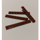 Plate 1x8 dark brown 200 Stück