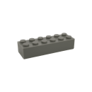 Brick 2x6 light grey 10 Stück