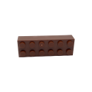 Brick 2x6 dark brown 10 Stück