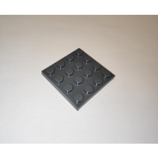 4x4 Plate dark grey  100 Stück