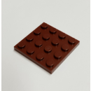 4x4 Plate dark brown  100 Stück