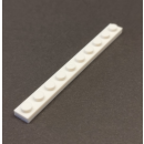 1x10 Plate white 100 Stück