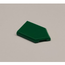 2x3 Tiles dark green modifiziert Fünfeck 50 Stück