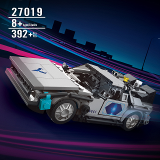 Mould King - Delorean DMC 12 inklusive Vitrine