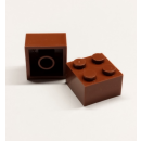 Brick 2x2 dark brown  200 Stück