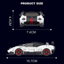 Mould King - Pagani Zonda inklusive Vitrine
