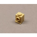 Brick 1x1 modifiziert mit Bolzen und Schlitz beige 100...