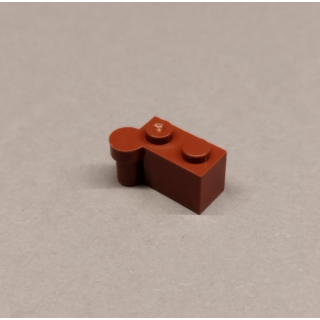 Scharnierstein 1x2 Oberseite dark brown 40 Stück