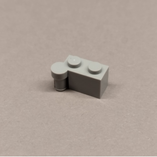 Scharnierstein 1x2 Oberseite light grey 40 Stück
