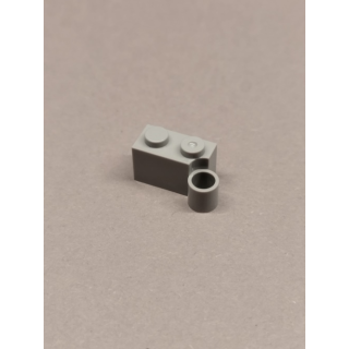 Scharnierstein 1x2 Unterseite light grey 40 Stück